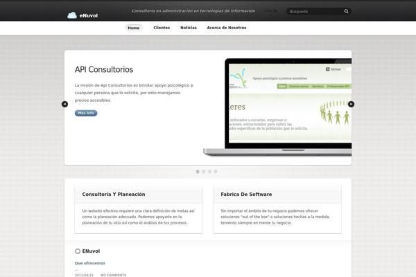 enuvol.com site used Supercms