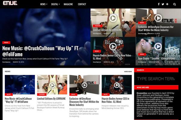 Powermag theme site design template sample