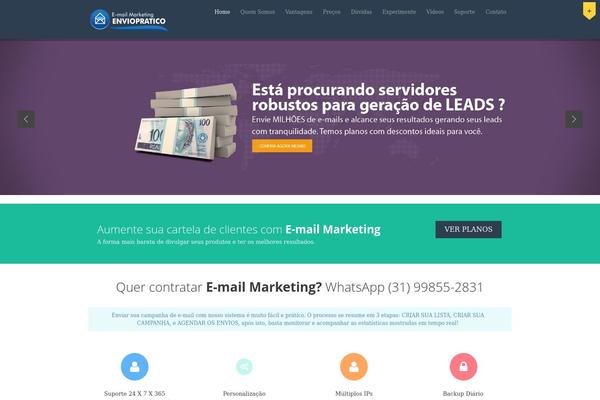 Hostme v2 theme site design template sample