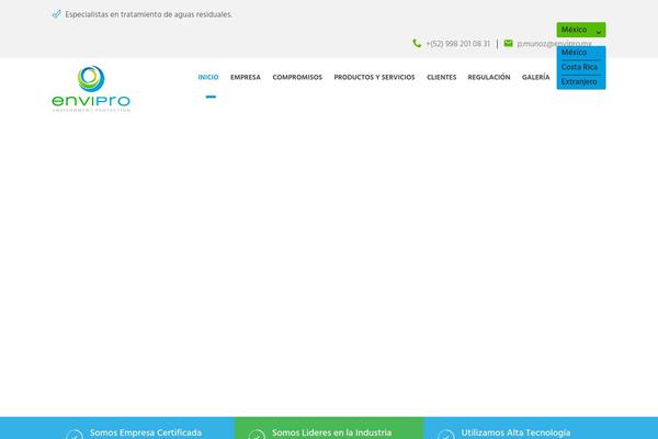 Site using Induscity-vc-addons plugin