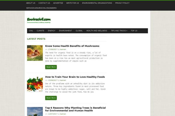 HitMag theme site design template sample