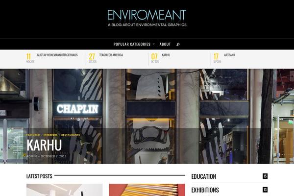 BLACKMAG theme site design template sample