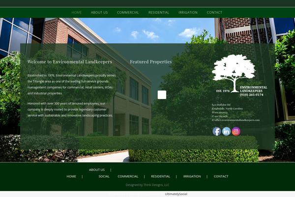 Bridge Child theme site design template sample