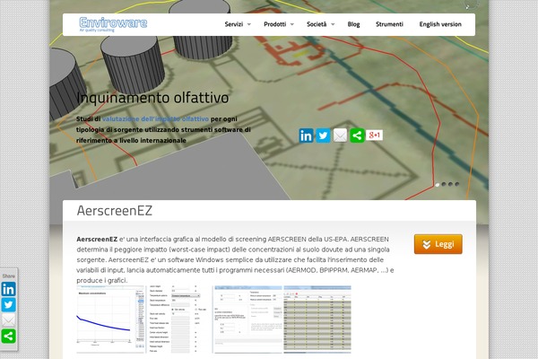 enviroware.it site used Amplus-wp-theme