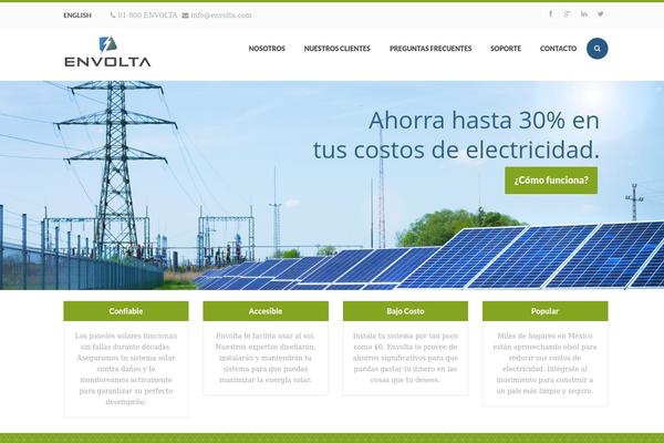 Erange theme site design template sample