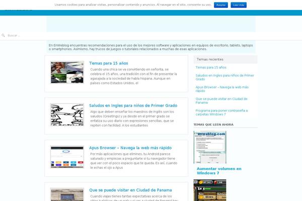 Iconic One theme site design template sample