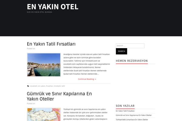 Travelify theme site design template sample