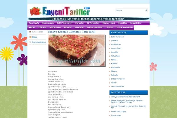 enyenitarifler.com site used Ease