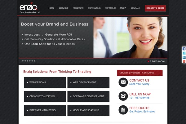 E2 theme site design template sample