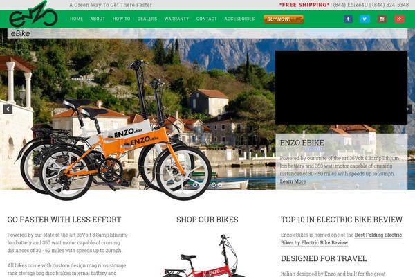 Enzo theme site design template sample