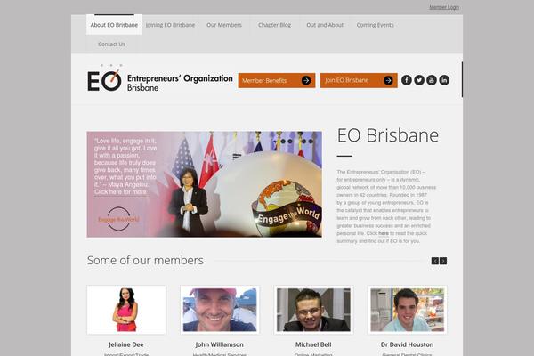 Riviera theme site design template sample