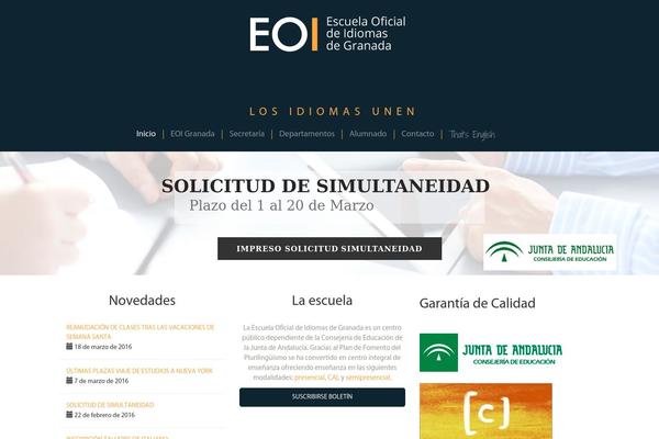 eoidegranada.org site used wpbo