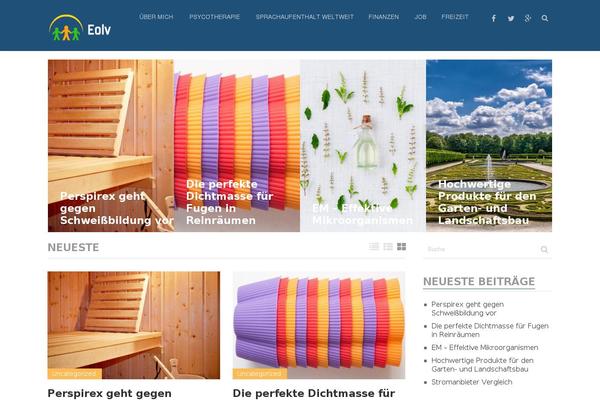 WordX theme site design template sample