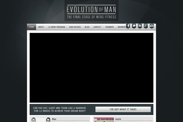Starkers theme site design template sample
