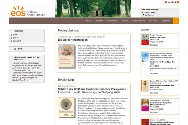 EOS theme site design template sample