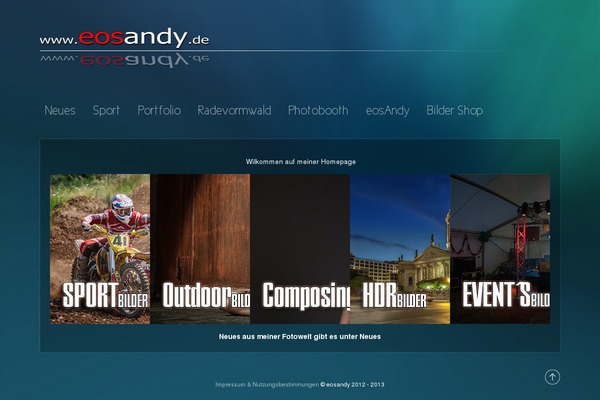 Kinetika theme site design template sample