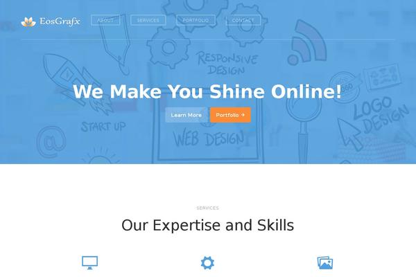 Minimum Pro theme site design template sample