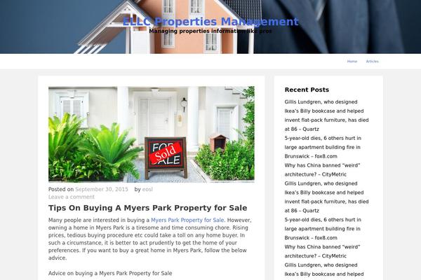 tecblogger theme site design template sample