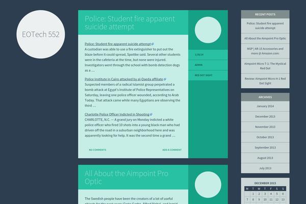 Flounder theme site design template sample