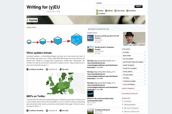 Site using Alakhnors-post-thumb plugin