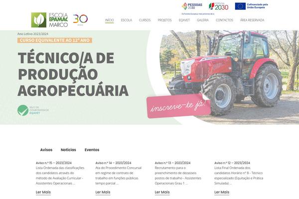 Academist theme site design template sample