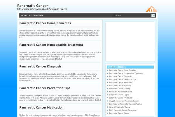 Blueiz theme site design template sample