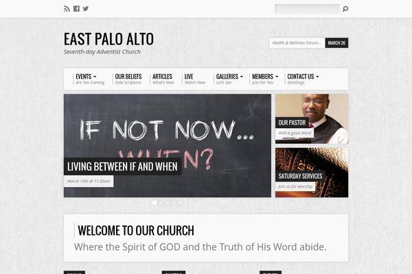 Resurrect theme site design template sample