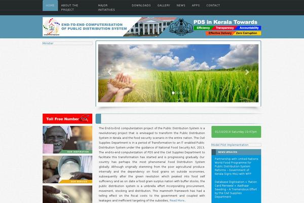 Site using jQuery Vertical Scroller plugin
