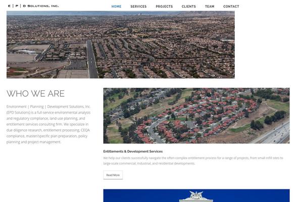 Thine theme site design template sample