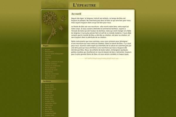 Thirteen theme site design template sample