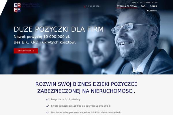 epef.pl site used Epef