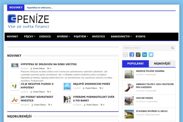 epenize.eu site used Perfecto