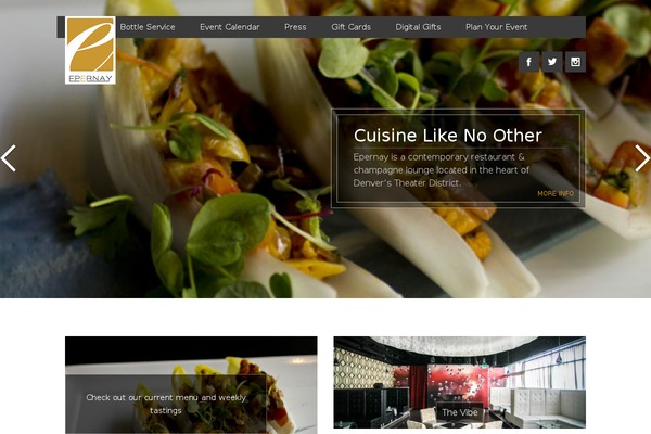 Forked theme site design template sample