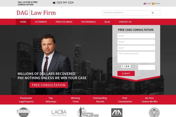 epersonalinjurylawyers.com site used Personalinjury
