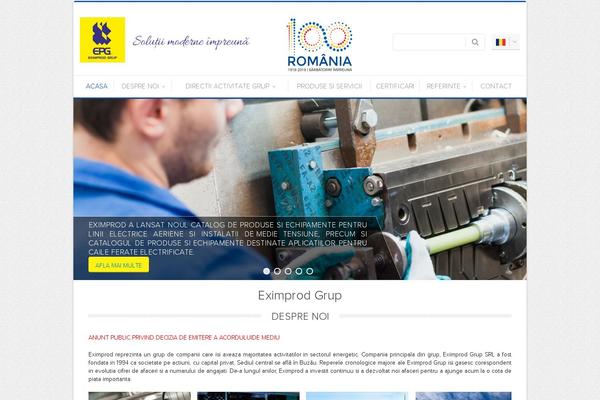 Epg theme site design template sample