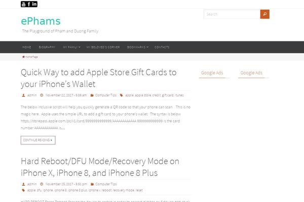 Site using Simple Code Highlighter plugin
