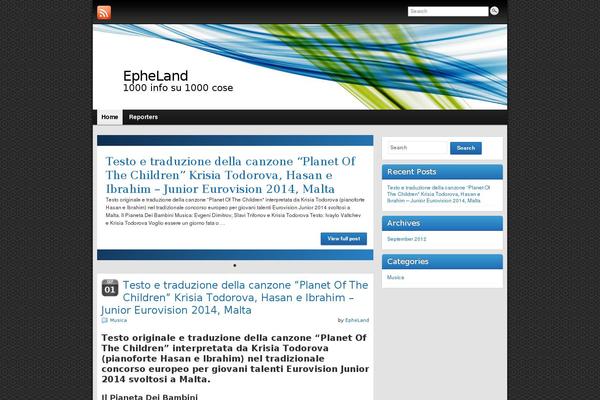 Graphene theme site design template sample