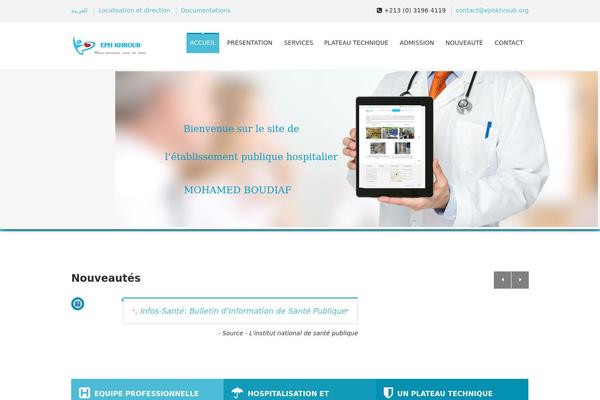 SoulMedic theme site design template sample