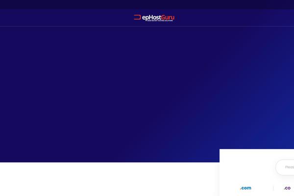 Hostinza theme site design template sample