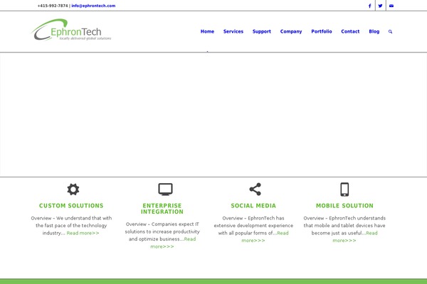 Enfold theme site design template sample