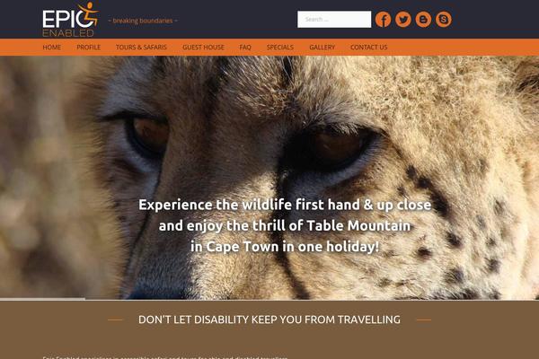 Evora theme site design template sample