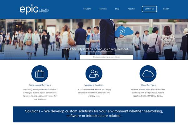 Pursuit theme site design template sample