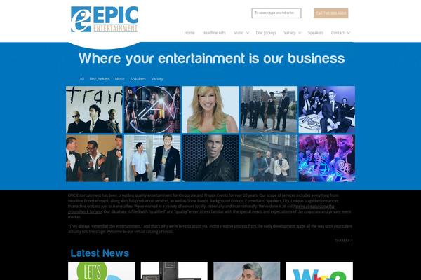 Aware theme site design template sample