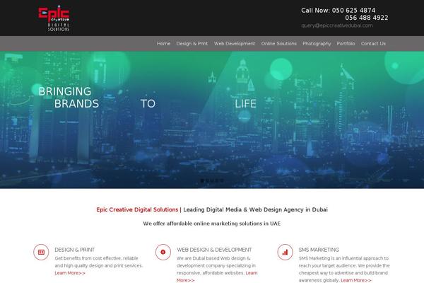 Site using Aeolus - Creative Portfolio plugin