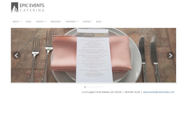 Chicago theme site design template sample