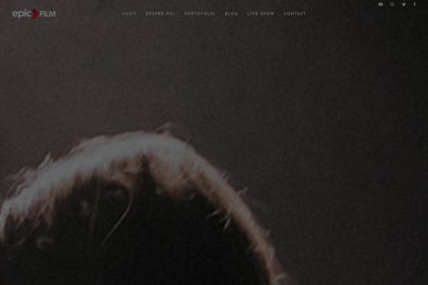 Cinerama theme site design template sample