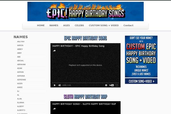 Childtheme theme site design template sample
