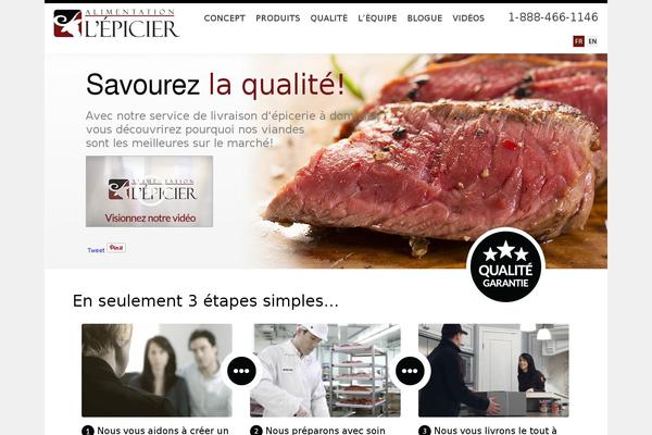 epicier.ca site used Epicier