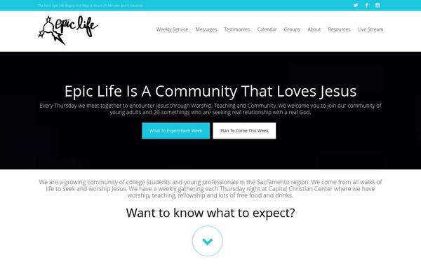 Dante theme site design template sample