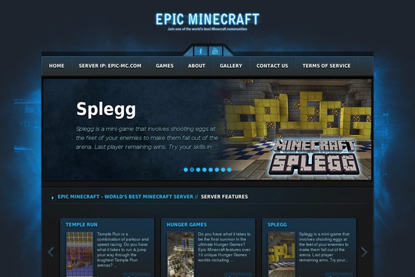 Orizon theme site design template sample